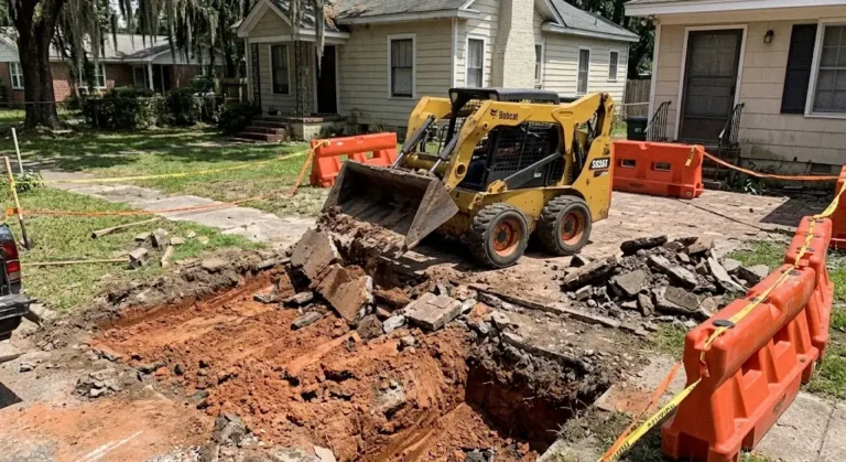 paver excevation in savannah, ga