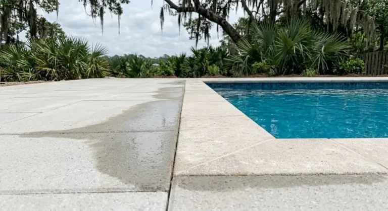 paver pool deck in savannah, ga