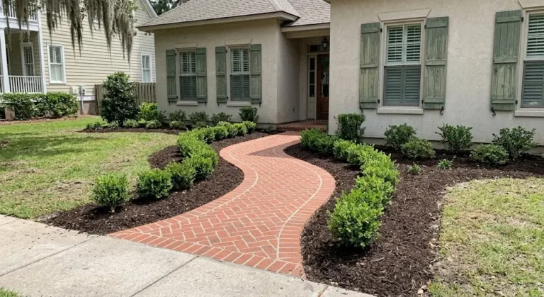 paver walkway in savannah, ga